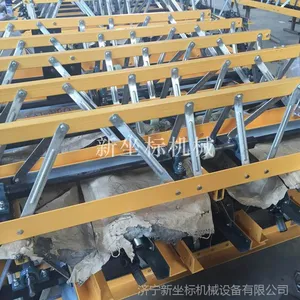 厂家汽油整平机框架式振动梁5.5马力汽有全钢振动梁路面整平机