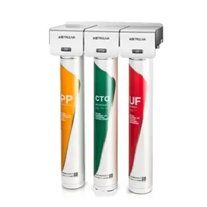 沁园商用净水器QS-U3-BK300-20三头净水机 沁园净水器