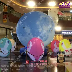 中秋节月球 充气月球 美陈道具 超级气模