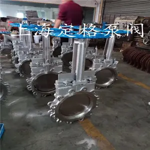定格 不锈钢浆液阀 手动刀闸阀 闸板阀