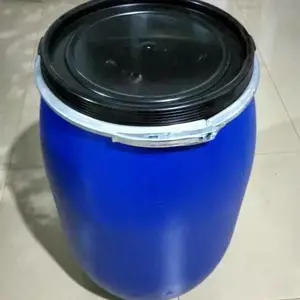 供应120升法兰塑料桶120L大口卡箍塑料桶