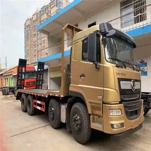 东风挖机拖车前四后八挖机拖板车