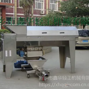 新乡哪家小型葡萄除梗破碎机破碎除梗效果好鑫华轻工机械可信