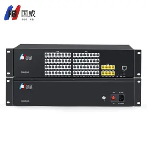 湖北武汉总代理电话交换机国威GW400(支持32端口)安装