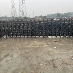 榆次工厂大门 铝合金/不锈钢伸缩门 安全防护 上门安装