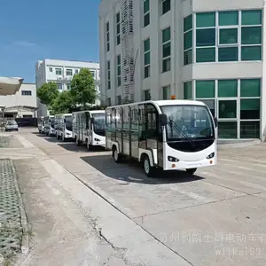 8座老爷观光车酒店售楼处摆渡接驳车大功率电动复古老爷车定制