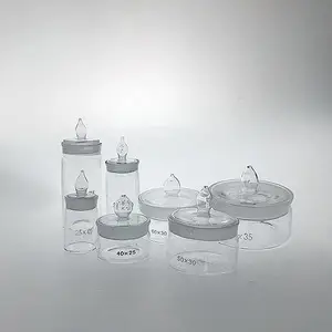 扁型称量瓶25*40/40*25/50*30/25*25mm密封瓶称样瓶玻璃器皿