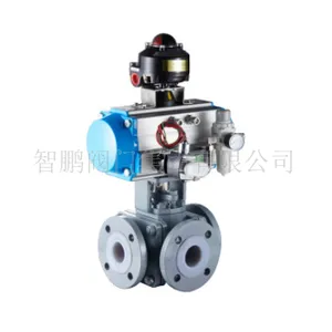 湖南衬氟三通换向球阀哪种好 信息推荐 智鹏阀门供应