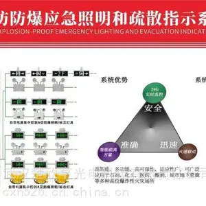 应急照明灯 防爆LED20W AC/DC36V IP67带1kva防爆控制箱