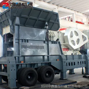 大型移动破碎机建筑垃圾移动破碎站石料碎石机 移动制砂机