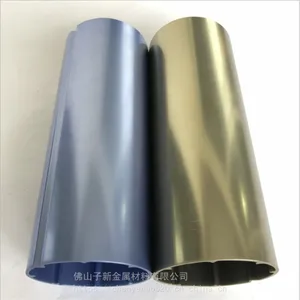铝型材厂家 铝合金管加工阳极彩色氧化 抛光 香槟色 喷涂 氧化蓝色铝管