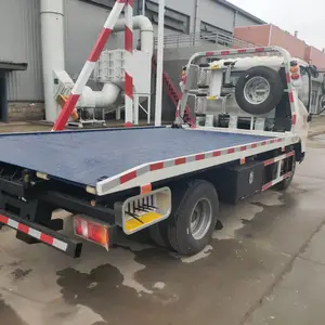 解放红塔平板一拖二 蓝牌清障车 品质过硬