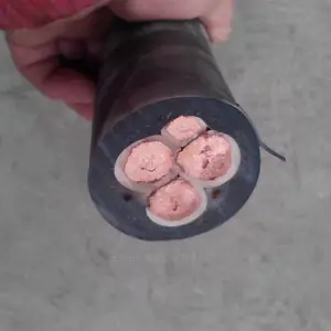 银顺牌YCW3*120+1*50野外用耐气候耐油污橡套电缆