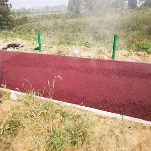 大型小区高强度彩色沥青路面_新疆和田抗压彩色沥青价格