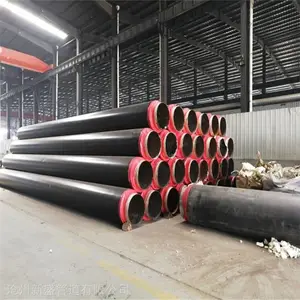 供应 预制直埋保温钢管 聚氨酯保温钢管 地埋保温钢管生产工艺