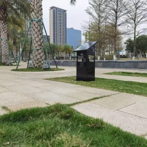 太阳能灭蚊灯移动式灭蚊器智能小区灭蚊系统风吸式灭蚊露营地充电户外灭蚊灯