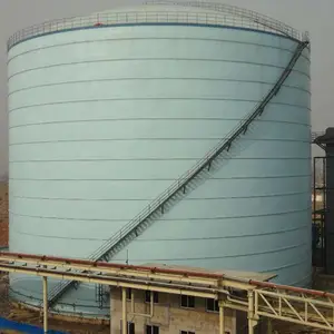 大型熟料储存罐建造工期 20000吨焊接水泥库工程预算 国华仓储