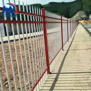 庭院铁艺栅栏 花园草坪栏杆 隔离栏 欧式别墅锌钢护栏