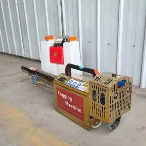 城市防疫纳米脉冲不锈钢手提双管弥雾机 大功率手提喷雾器背负式弥雾机