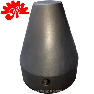 河南瑞丰高纯石墨堵头铝熔液控流石墨塞头箱体石墨堵头