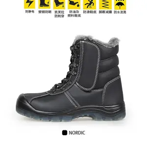 供应Safety Jogger/鞍琸宜 850600 防砸 防刺穿 防静电 黑色高帮防寒靴