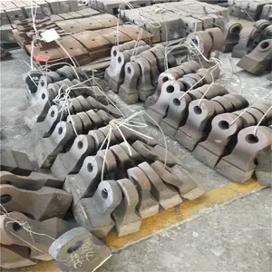 双金属冷热复合打砂锤头高锰钢榔头筛板衬板环锤