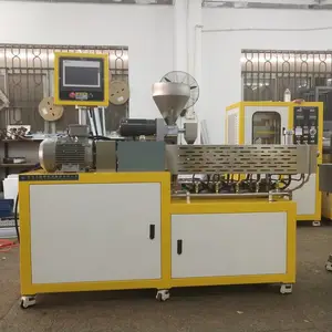 广州水冷拉条单造粒机 电加热挤出机 挤出机操作方法