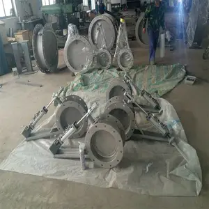 D641W-RTO气动推杆联动中线非密闭轻型通风蝶阀