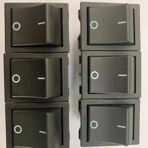 跷板开关之20A125V金佳PS8C-5-B1B3-5H高档板双刀单掷大电流船型开关和跷板开关