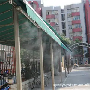 洛阳市户外商业步行街喷雾降温设备专业工程安装设计