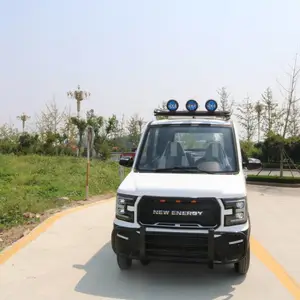 陆鸣威w9 新款铁壳电动汽车 成人四轮电动车 新能源油电两用车 厂家直销