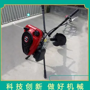 农用地钻种树打洞机 螺旋式地面钻孔机 铭扬大马力汽油挖坑机
