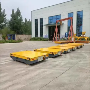 电动无轨万向地平车蓄电池无线遥控搬运货物平板车
