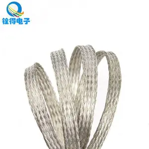 铨得供应4mm不锈钢编织带 ***环保抗腐蚀304不锈钢编织带