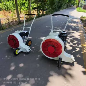 手推式汽油马路吹风机 路面石子砖块清扫机 吹泥沙落叶吹土吹风机