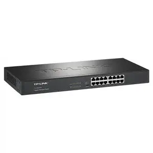TP-LINK TL-SG2016K全千兆16口WEB网管交换机监控摄像网络分线器