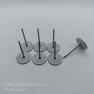 绝缘贴纸焊钉 带胶绝缘垫片杯头焊钉 风管管道储能碰焊保温钉 厂家直销