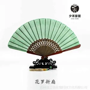 折扇工艺品高端礼品定制苏州花罗地方特色礼品苏罗