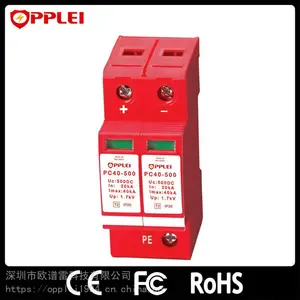 直流电源防雷器产品 PC40-1000欧谱雷浪涌电涌保护器 光伏防雷,2p3p 限压型