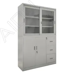上海工厂直送供应AD-G-0002 加厚宽右三器械柜办公钢柜办公宽体文件柜