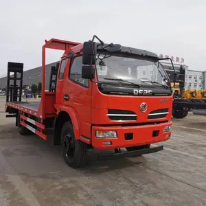 供应东风福瑞卡挖掘机拖车 挖机平板拖车 小挖机拖车