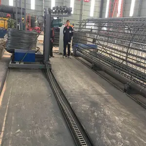 钢筋笼缠绕机 钢筋笼绕筋机教学 钢筋笼绕筋成型机