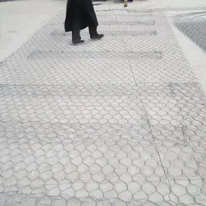 昌巨聚氯乙烯(pvc)河道石笼网 河岸阶梯雷诺护垫 定制