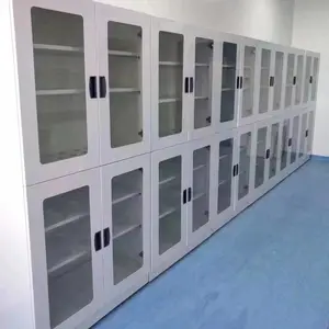 实验室全钢试剂柜 耐酸碱实验室柜 样品存储柜供应