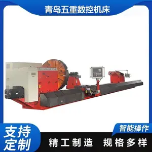 CK61190数控卧式车床 整体床身加长四爪卡盘 耐用性强