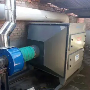 衡水橡胶硫化废气催化燃烧设备 有机废气催化除尘设备 废气处理一体机