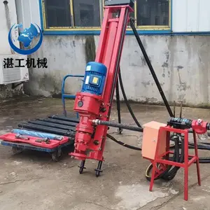 山东湛工YQ70D型气电联动潜孔钻机 边坡支护 钻爆破孔设备
