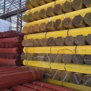 今日架子管价格唐山钢管建筑外架玛钢扣件轮扣式脚手架