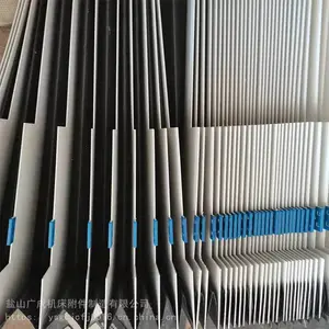 雕刻机风琴防护罩一字型伸缩式防护帘 升降机方形防护罩