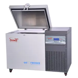 -60度208升低温试验箱卧式超低温冰箱冷冻冰箱工业冷冻柜